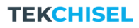 tekchisel – digital craftsmanship logo (symbol + wordmark)